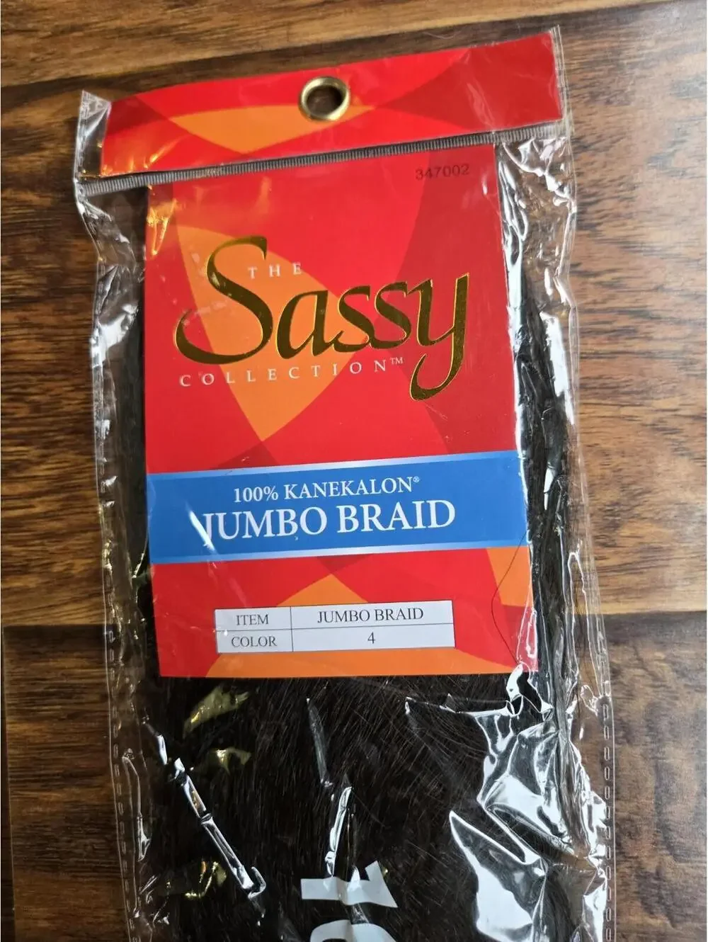 The Sassy Collection 100% Kanekalon Jumbo Braid Hair Extension #347002 Color 4